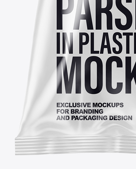 Download Plastic Bag With Fresh Parsley Mockup In Bag Sack Mockups On Yellow Images Object Mockups