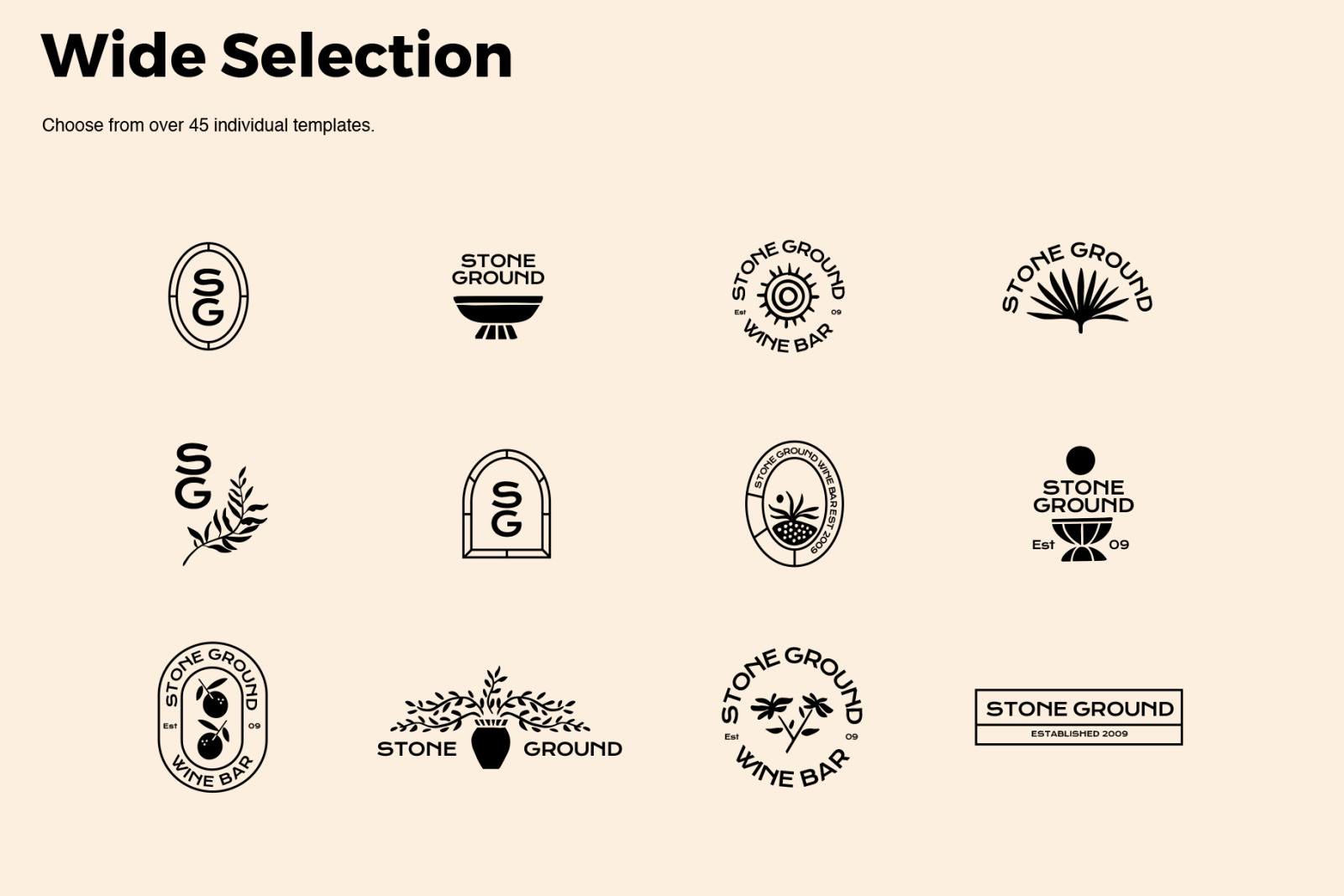 Hand Drawn Logo Templates