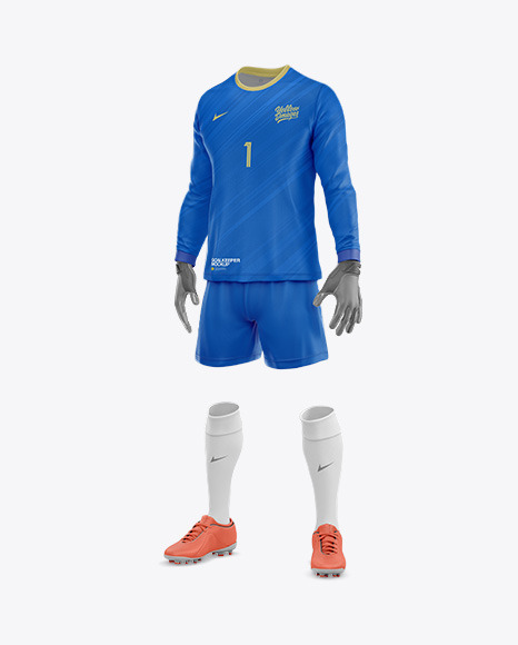 Download Goalkeeper Mockup Half Side View In Apparel Mockups On Yellow Images Object Mockups