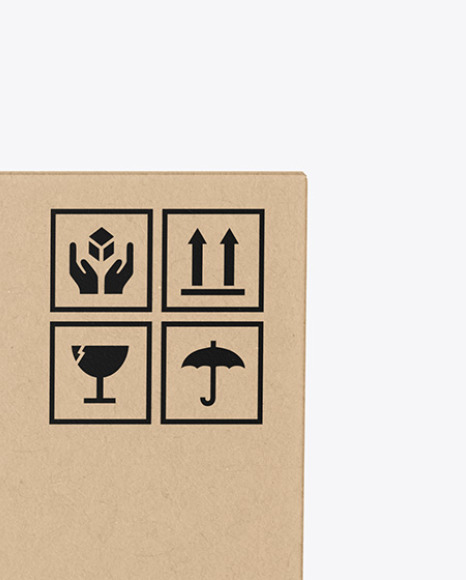 Wooden Pallet With Kraft Cardboard Boxes Mockup PSD #1