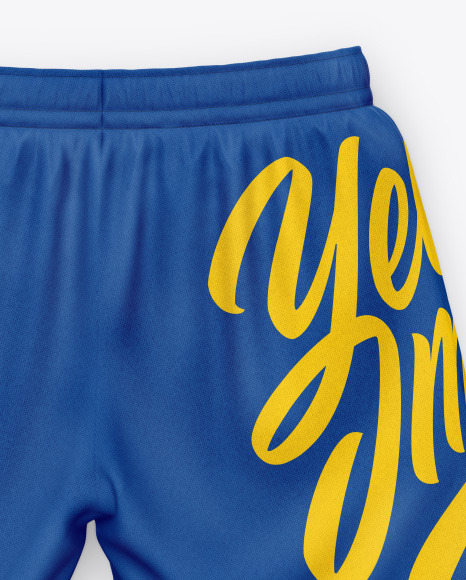 Download Cotton Shorts Mockup in Apparel Mockups on Yellow Images ...