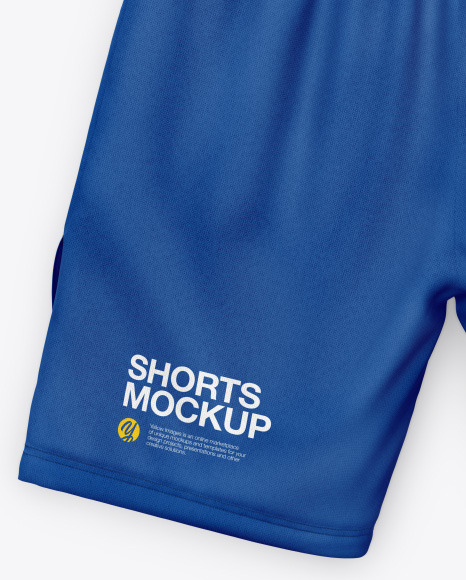 Download Cotton Shorts Mockup In Apparel Mockups On Yellow Images Object Mockups