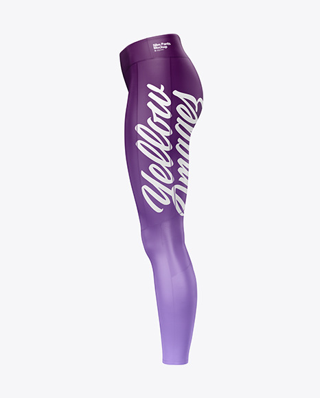 Women S Leggings Mockup In Apparel Mockups On Yellow Images Object Mockups