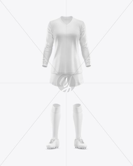 Download Women S Long Sleece Football Kit Mockup Half Side View In Apparel Mockups On Yellow Images Object Mockups