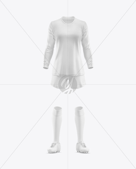 Download Women S Long Sleece Football Kit Mockup Half Side View In Apparel Mockups On Yellow Images Object Mockups