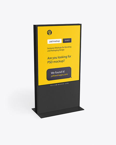 LED Display Stand Mockup