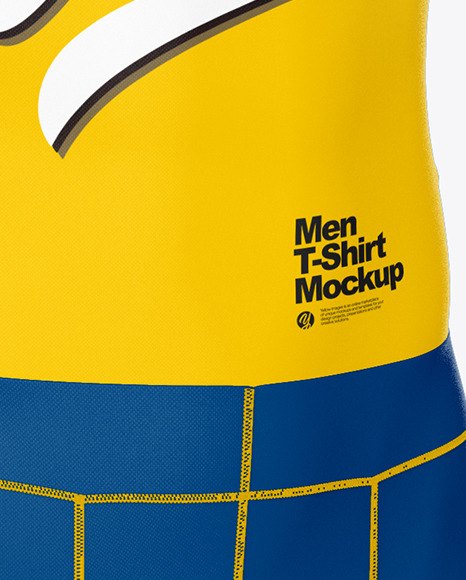 Download Compression Suit Mockup Front Half Side View In Apparel Mockups On Yellow Images Object Mockups