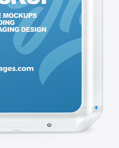 Glossy Hand Sanitizer Bottle Mockup with Glitter   Front View PSD #6