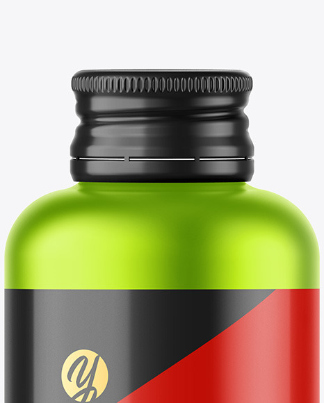 Matte Metallic Bottle Mockup PSD #1