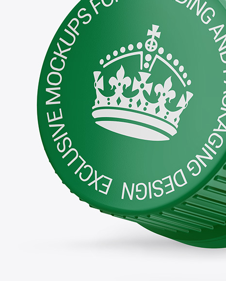 Glossy Bottle Cap Mockup PSD #2