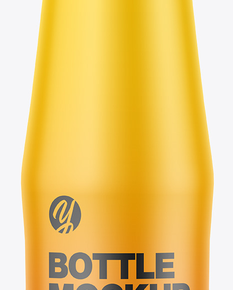 Matte Sauce Bottle Mockup PSD #7