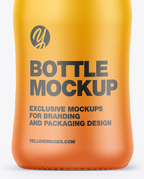 Matte Sauce Bottle Mockup PSD #5