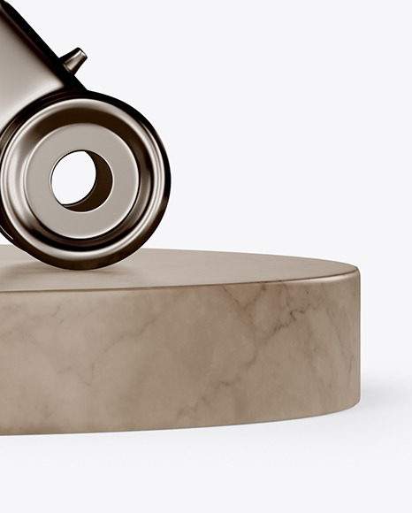 Matte Business Card with Pin Marble Mockup PSD #7