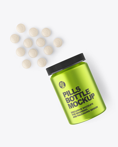 Pills Bottle Mockup