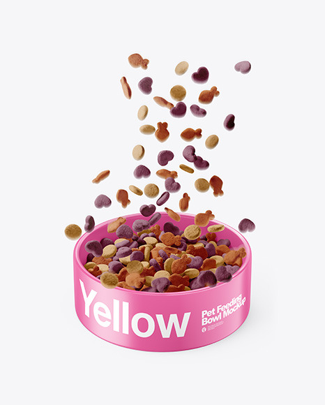 Pet Feeding Bowl Mockup