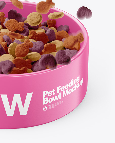 Pet Feeding Bowl Mockup PSD #2