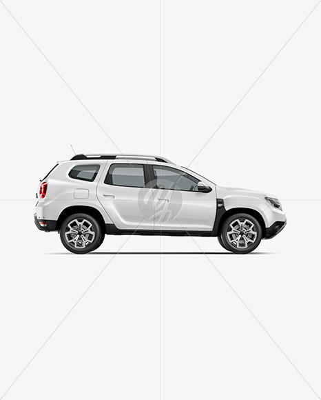 Compact Crossover SUV - Side View - Yellowimages Mockups