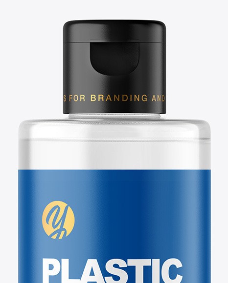 Clear Cosmetic Bottle Mockup PSD #2