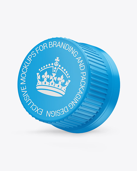 Matte Bottle Cap Mockup