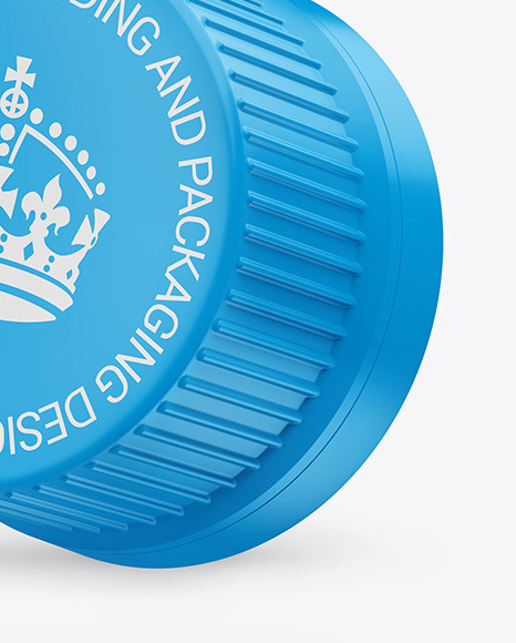 Matte Bottle Cap Mockup PSD #1