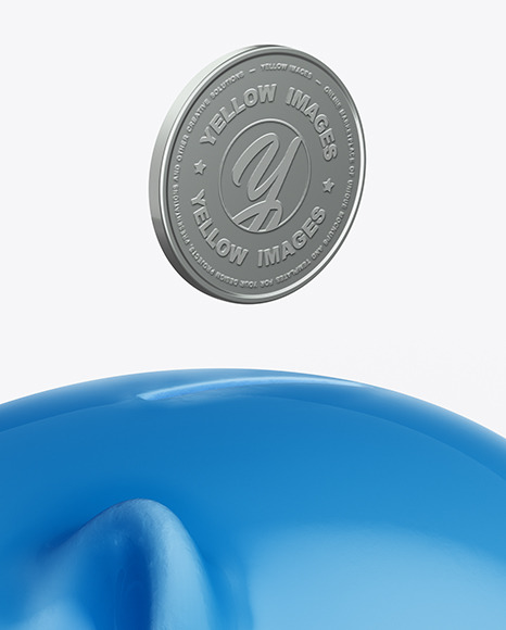 Piggy bank Mockup   Half Side View PSD #5