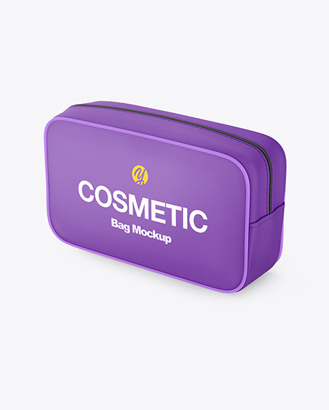 Download Cosmetic Bag Mockup Half Side View In Bag Sack Mockups On Yellow Images Object Mockups