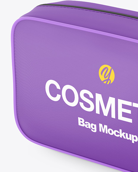 Download Cosmetic Bag Mockup Half Side View In Bag Sack Mockups On Yellow Images Object Mockups