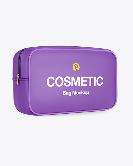 Download Cosmetic Bag Mockup Half Side View In Bag Sack Mockups On Yellow Images Object Mockups