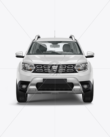 Compact Crossover SUV - Front View - Yellowimages Mockups