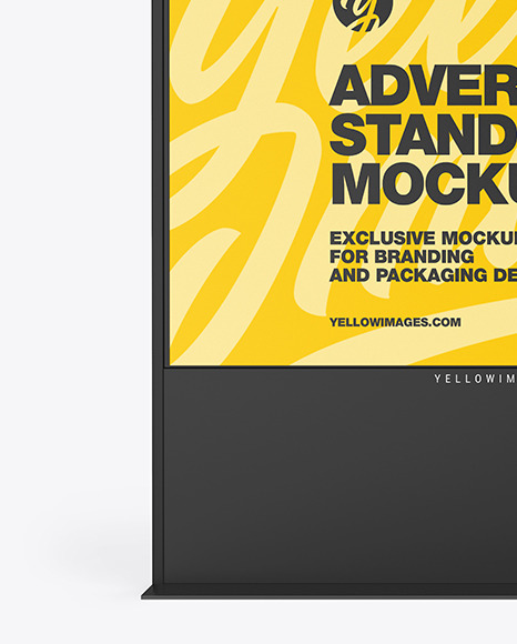 LED Display Stand Mockup PSD #2