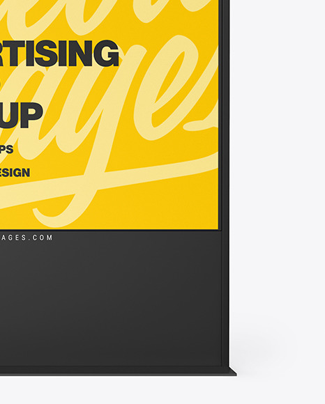 LED Display Stand Mockup PSD #1