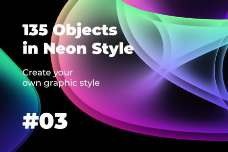 135 Objects in NormalMap Style #03