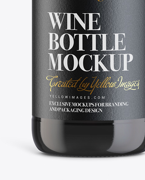 Download Amber Porto Wine Bottle Mockup In Bottle Mockups On Yellow Images Object Mockups