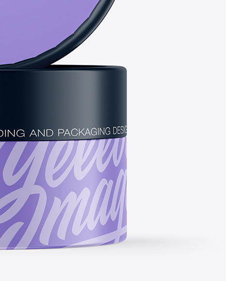 Two Matte Cosmetic Jars Mockup PSD #4