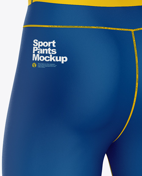 Download Men Compression Suit Mockup Back Half Side View In Apparel Mockups On Yellow Images Object Mockups