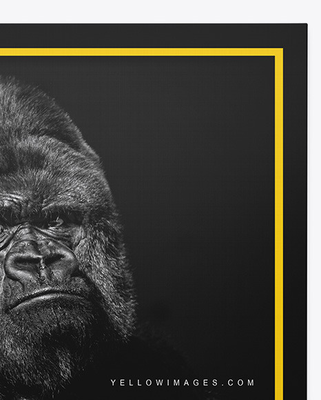 Textured Picture w  Lamp Mockup PSD #7