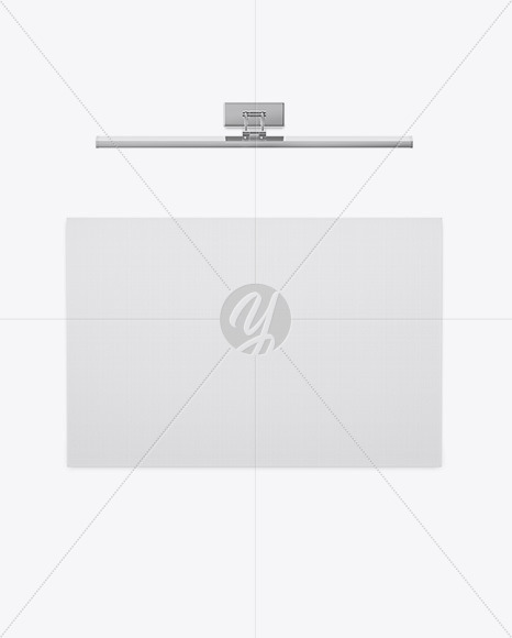 Textured Picture w  Lamp Mockup PSD #3