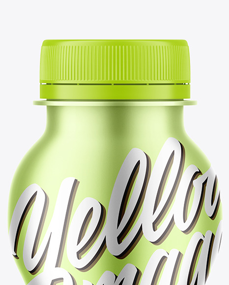 Matte Metallic Bottle Mockup PSD #2