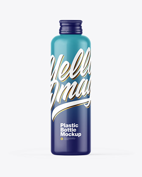 Glossy Bottle Mockup