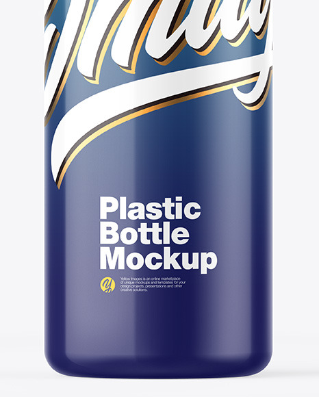 Glossy Bottle Mockup PSD #6