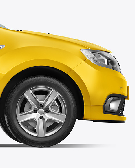 Hatchback Mockup   Side View PSD #6