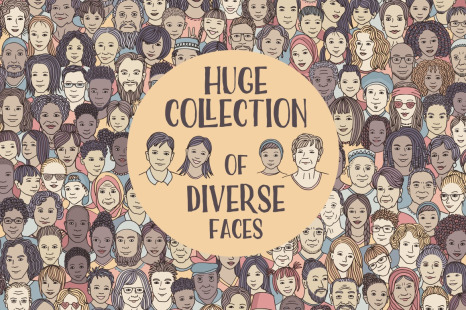 Huge Collection of 220 Diverse Faces