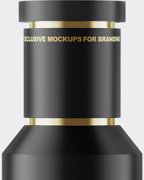 Cosmetic Bottle Mockup   Front View PSD #2