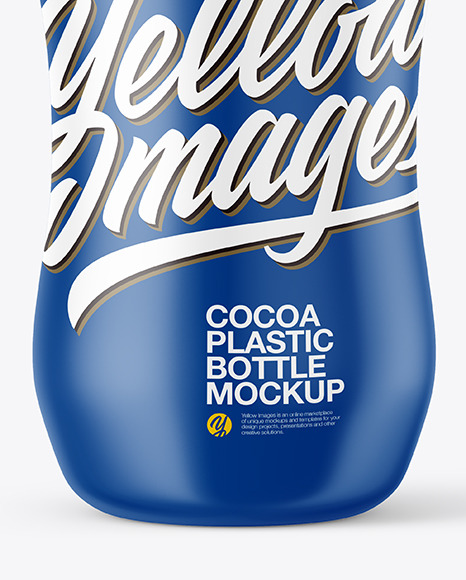 Matte Plastic Bottle Mockup PSD #1