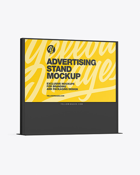 LED Display Stand Mockup
