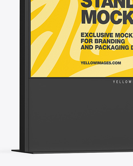 LED Display Stand Mockup PSD #2