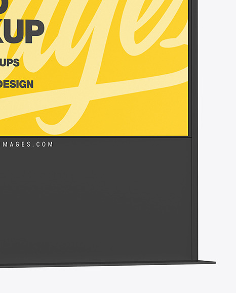 LED Display Stand Mockup PSD #1